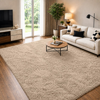 Soft Fluffy Living Room Large Area Rug