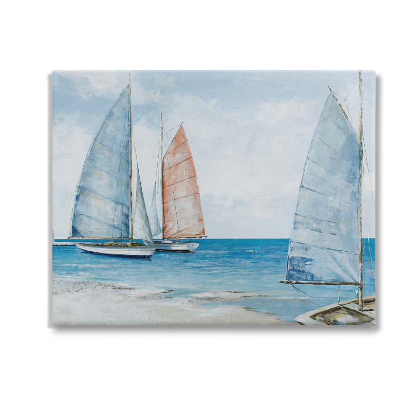 «Coastal Sailboat Fleet» par Max Maxx sur, H 16 po x l 20 po