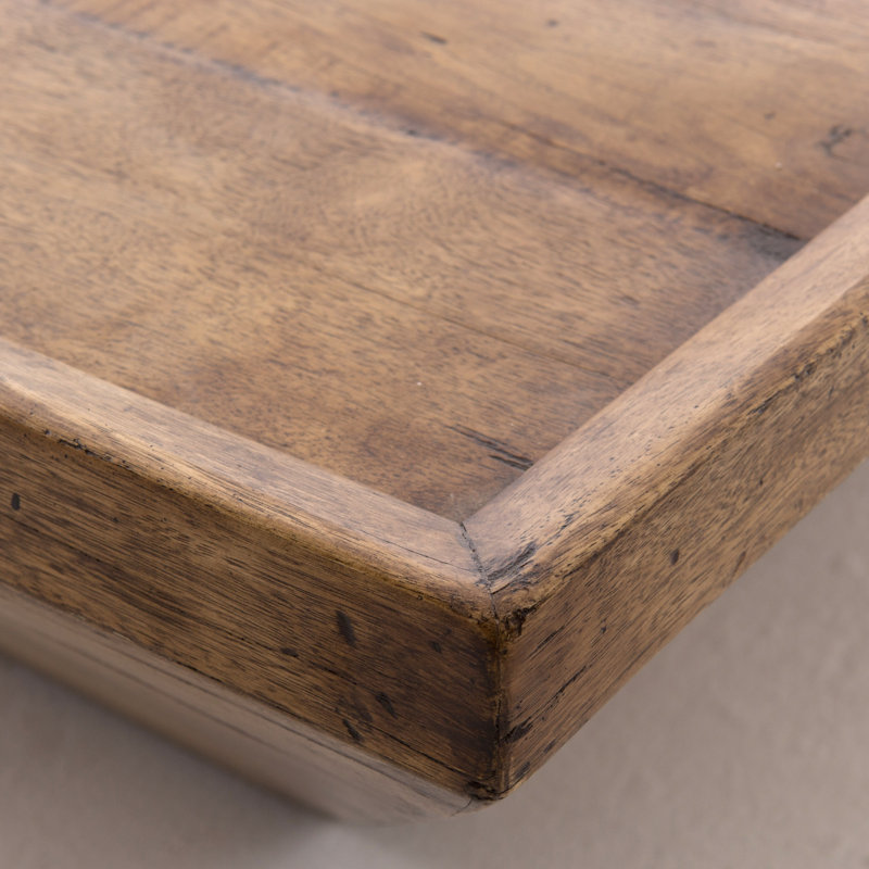 Drake Solid Wood Coffee Table, Reclaimed Fruitwood