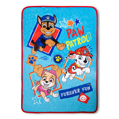 NoJo Paw Patrol Plush Musical Toddler Blanket