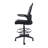 Dea Drafting Stool Chair, Flip-Up Arms, Black Mesh, Chrome Footring-118318908