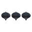5.7" White Matte Onion Ornament UV, 3 Per Bag-767946584