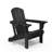 HDPE Outdoor Foldable Adjustable Back Adirondack Chair with Cup Holder-1525232642
