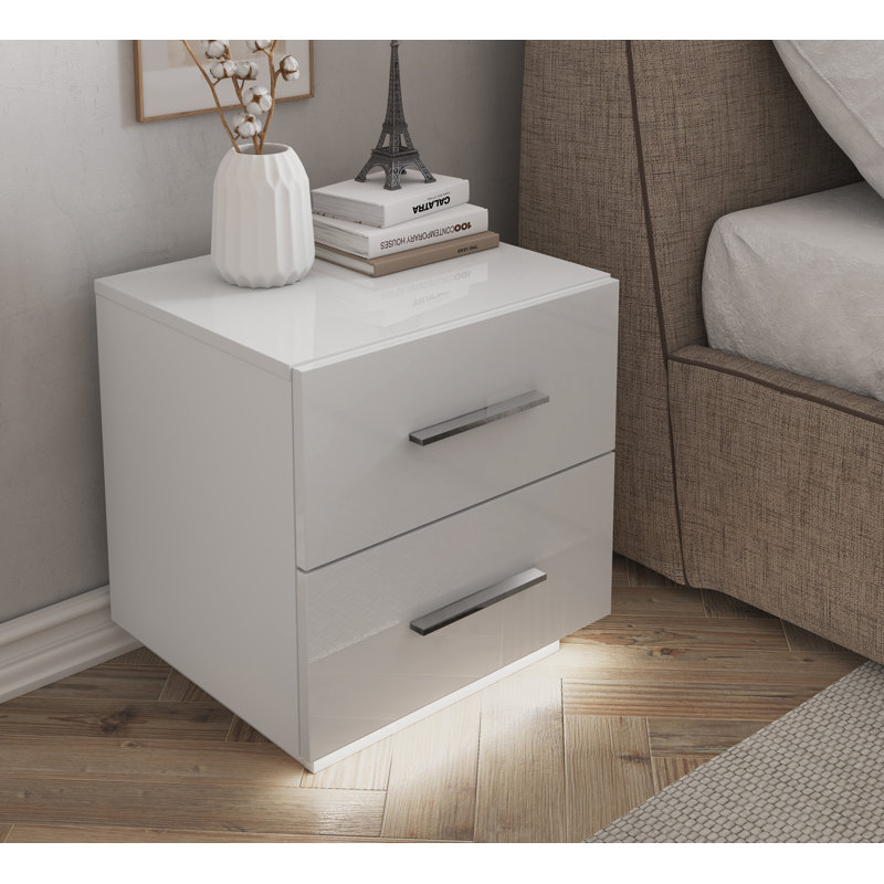 Varonique 2 Drawer Bedside Table