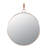 Stopwatch Round Accent Mirror - 40"W x 40"H - Black-49634726-49657723