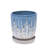 8" Ceramic Flowerpot , Glossy White Blue, All-Weather , Built-In Drainage For Windowsill And Indoor Decor Of 2 Flowerpots, Frost-, Heat-, Blue Finish, Plants-375844500-375844490