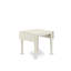 Ensemble de salle à manger 5 pièces comprenant une table de salle à manger rectangulaire avec Dropleaf et 4 chaises de cuisine, 30 x 48 pouces, lin blanc-198596321-198596761-198596764