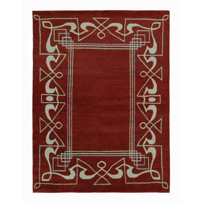 One-of-a-Kind 8'3" X 11'0" No Wool Area Rug in White/Red