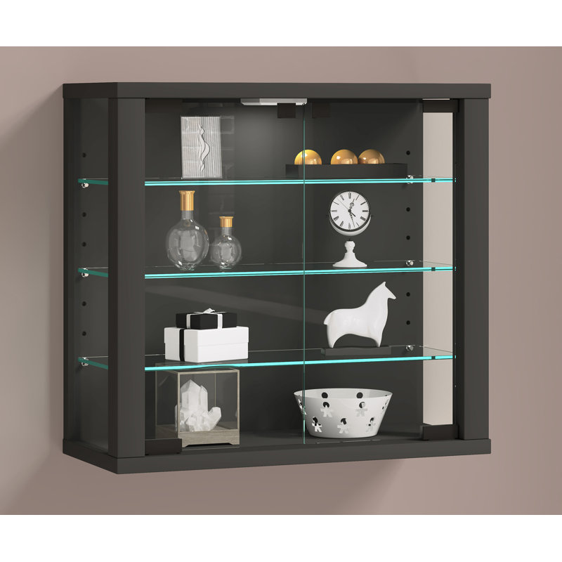 Cecilius Display Cabinet, Anthracite
