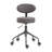 Pneumatic Swivel Rolling Stool Chair with Backrest 503 KAI-1721655224