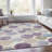 Machine Washable Indoor/Outdoor Xhevrie Plum Rug-2041648734