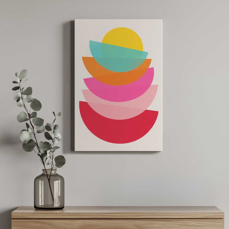 Impression sur toile Colorstack 2 par Garima Dhawan, Toile tendue, Ne s’applique pas, H 18 po x l 12 po