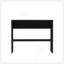 Console noire avec rangement ouvert-1327346512