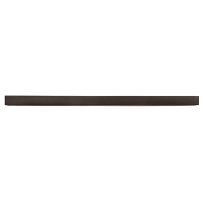 Tablette linéaire non combustible de 84 po avec finition moka