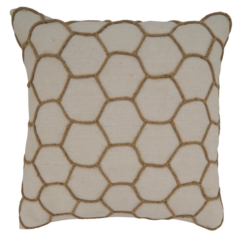 Tori Collection Embroidered Cotton Pillow Cover
