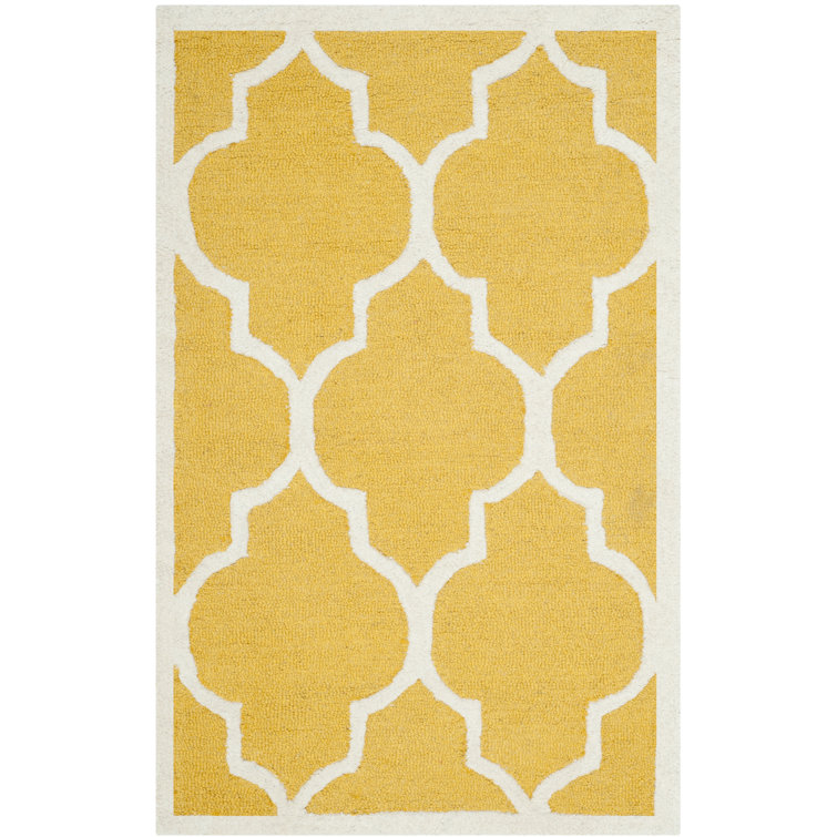 Cannen Cambridge Hand Tufted Wool Geometric Rug