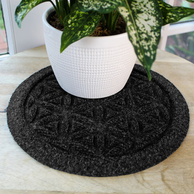 Ensemble de sous-bois rond d'intérieur / extérieur 12 po WaterHog® Flower Of Life