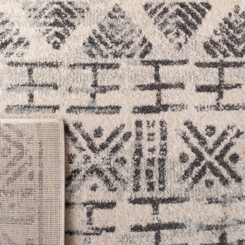 Swingle Geometric Hand Woven Area Rug, Rectangle 160 x 229 cm