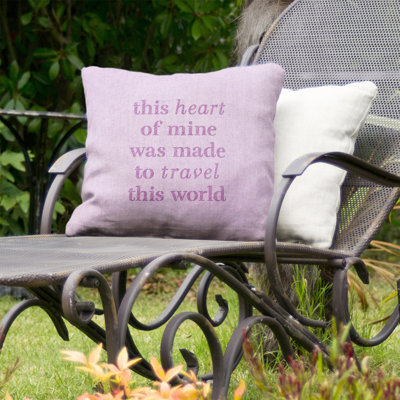 Coussin décoratif intérieur / extérieur Travel Love
