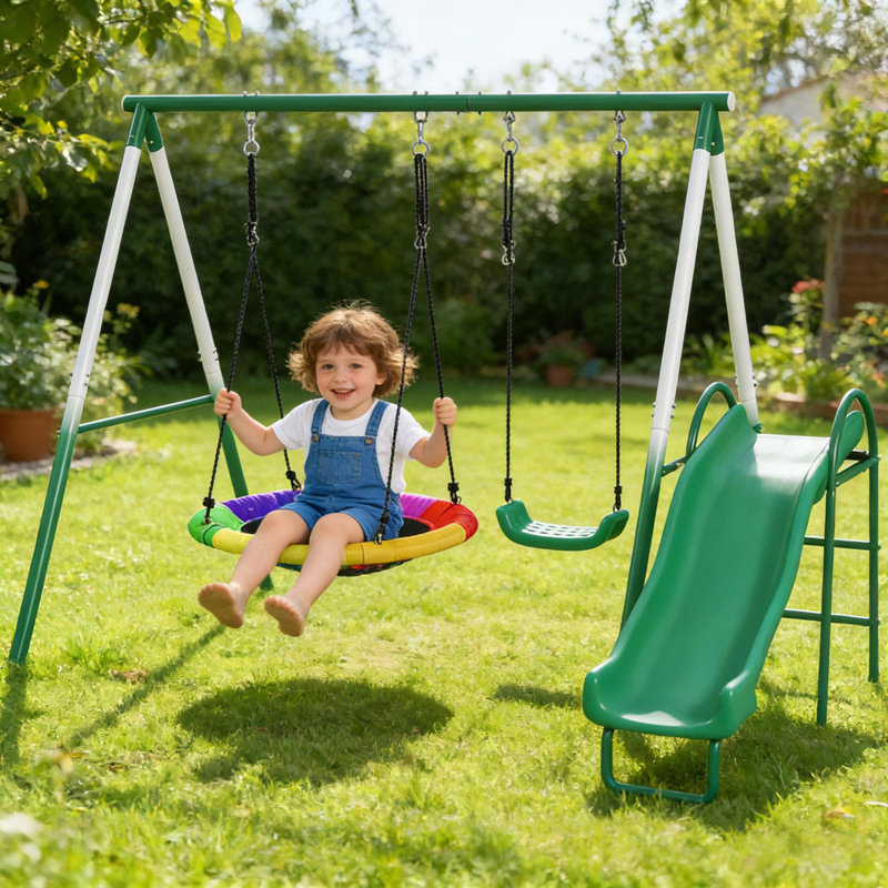 Metal Swing Set