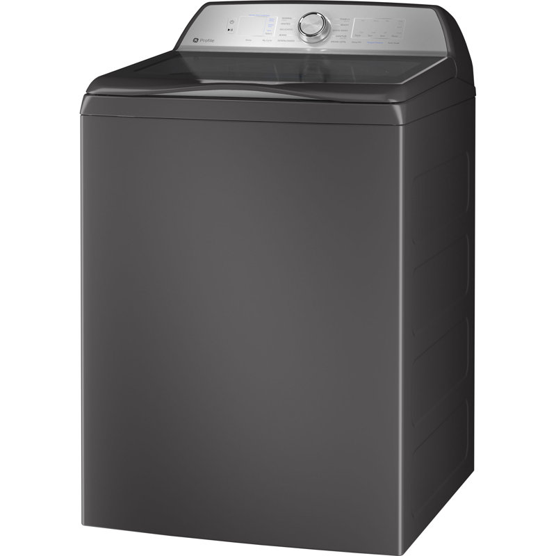 GE Profile™ ENERGY STAR® 5.0 cu. ft. Capacity Washer with Smarter Wash Technology and FlexDispense™, Diamond Gray, 5.0 cu ft