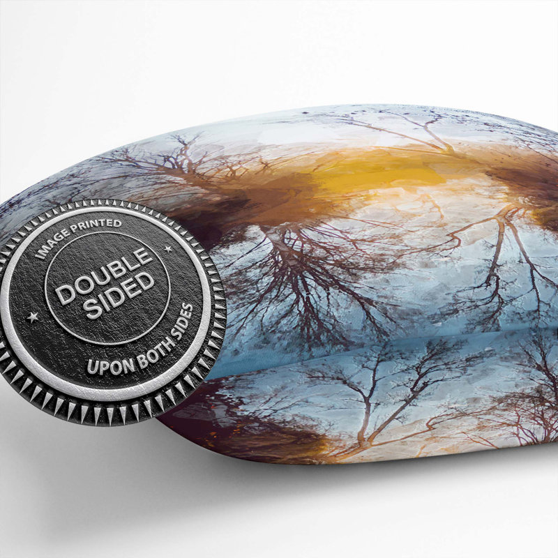 Trees Cushion with Filling, 40cm H x 40cm W x 15cm D