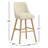 Gallie Upholstered Counter Stool with Solid Wood Frame-485637545-485637547-423949804
