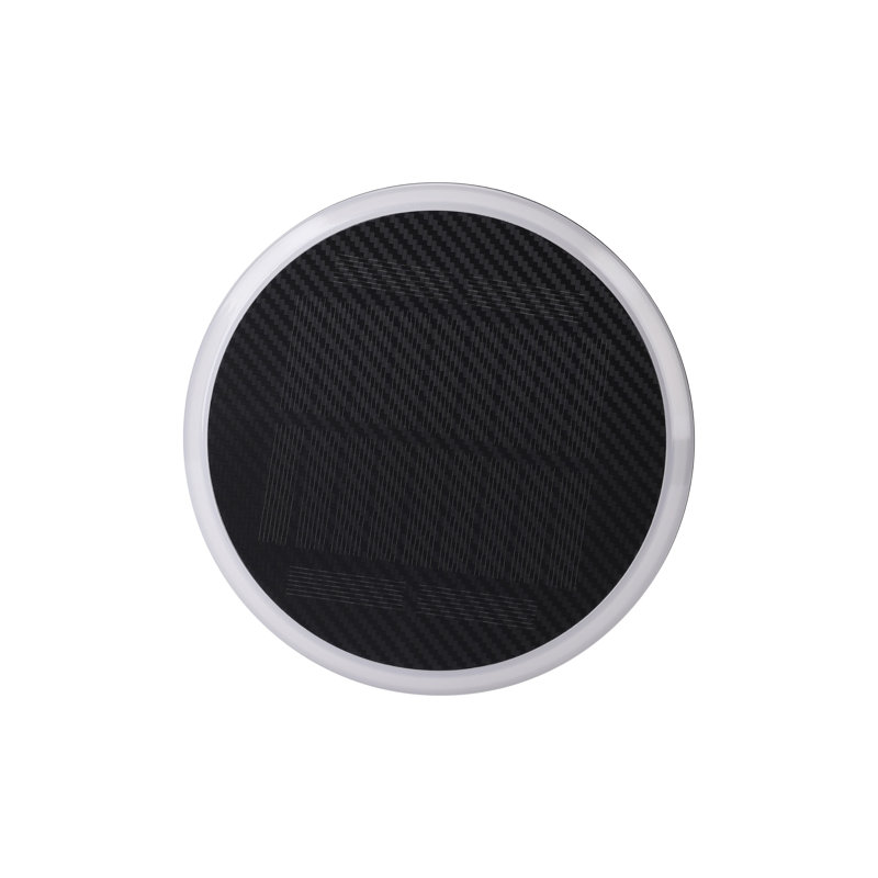Outdoor Solar Circular Metal Pathway Light With Motion Sensor