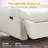 37.40'' Upholstered Swivel Power Recliner with USB Port-893937214
