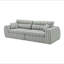 Canapé tissé à compression en chenille rayée, canapé compact à rangée droite avec éponge haute densité, canapé économiseur d'espace requis sans assemblage pour salon, appartement, bureau-134397977