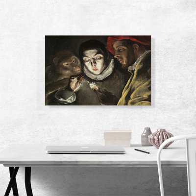 " The Fable 1580 " by El Greco Painting Print