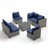7 Piece Modular Patio Conversation Sets, Sectional Seating Group with Cushions-1056262841-1043022531
