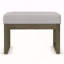 Petit banc avec repose-pieds Milltown