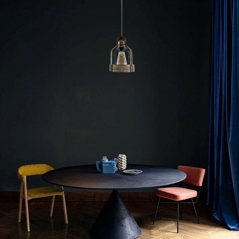 24cm H Metal Novelty Lamp Shade ( Uno ), Brushed Copper