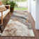 Machine Washable Indoor/Outdoor Cinead ACN1709 Silver Rug
