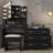 Makeup Vanity Set with Lights, USB & Power Outlet and 8 Drawers-770523656