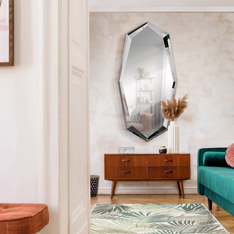 Orchard Hill Metal Wall Mirror, Steel