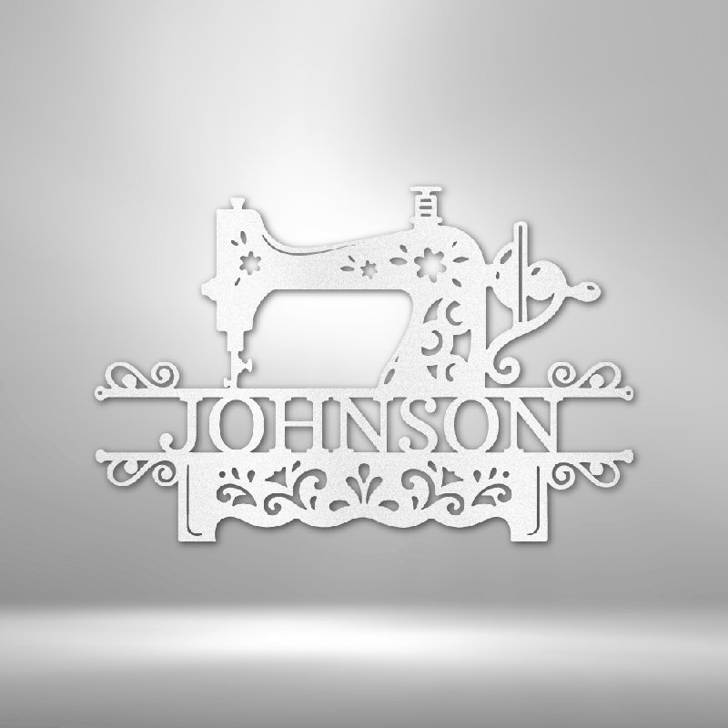 Monogramme de couture personnalisé, H 14,25 po x l 14,5 po x P 0,5 po, Oui, Blanc