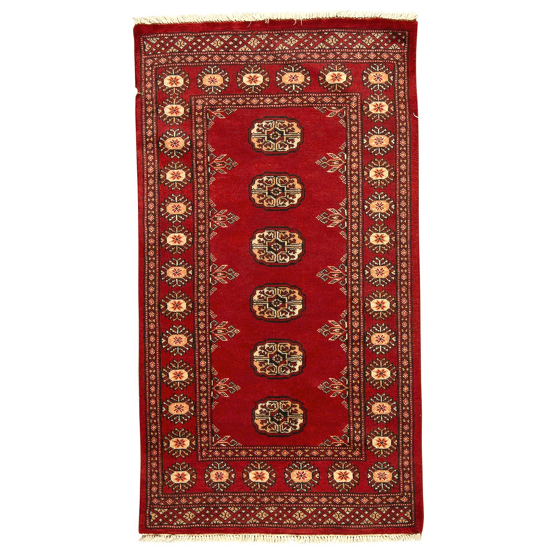 High-Quality Hand-Knotted Red Area Rug