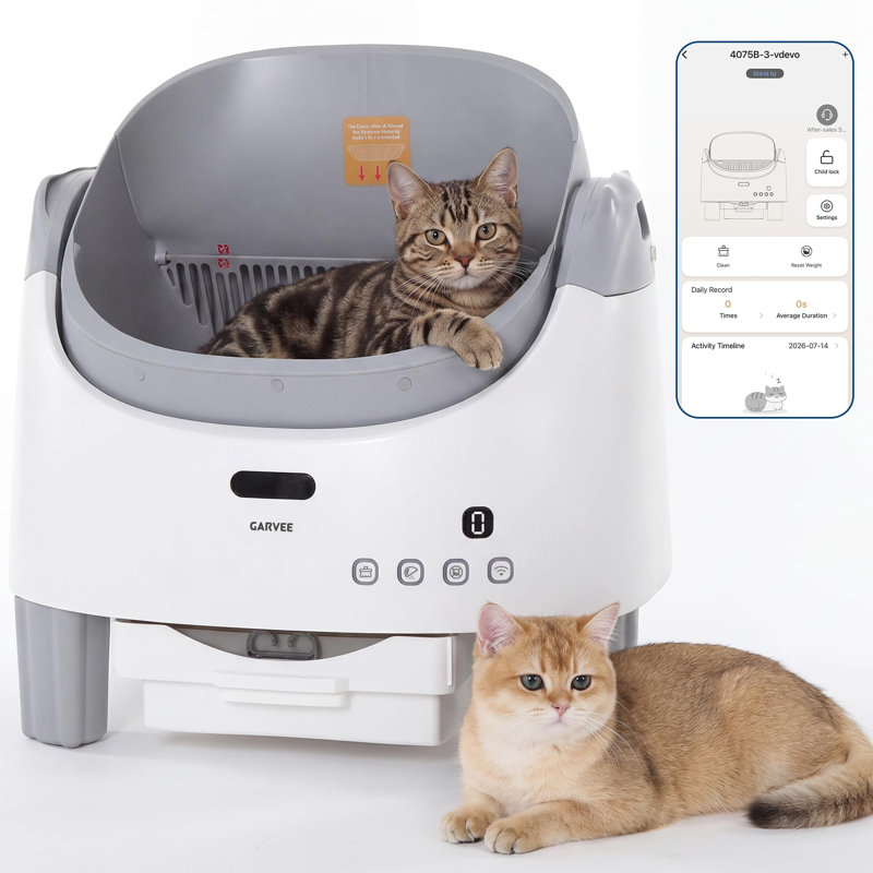 Litière pour chat Smart Auto-Cleaning