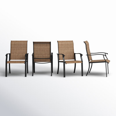 Ahlona Patio PVC-Coated Polyester Dining Chairs