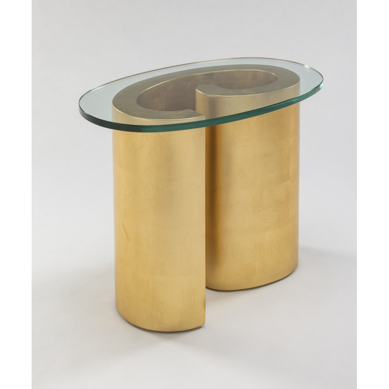 Glass End Table