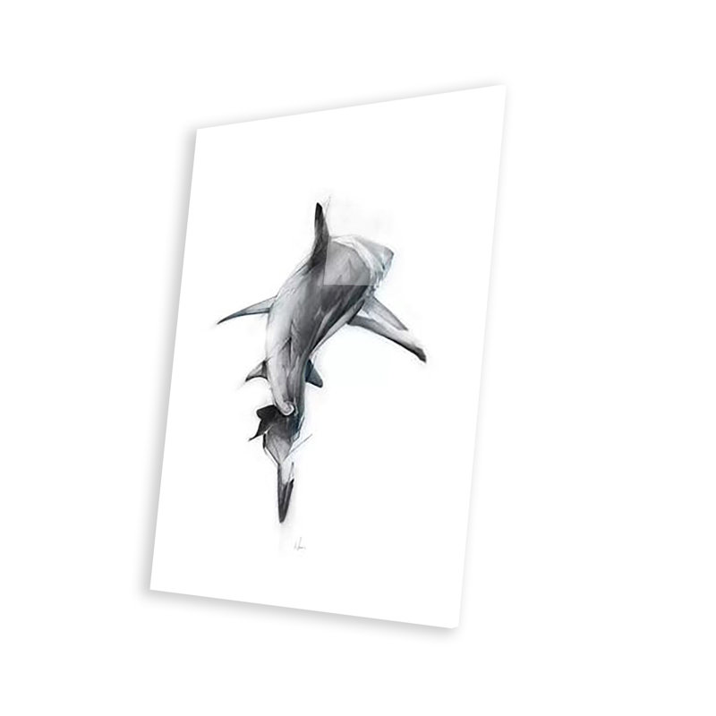 " Shark III " by Alexis Marcou, 24" H x 16" W x 0.25" D