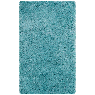 Tapis turquoise clair Hermina