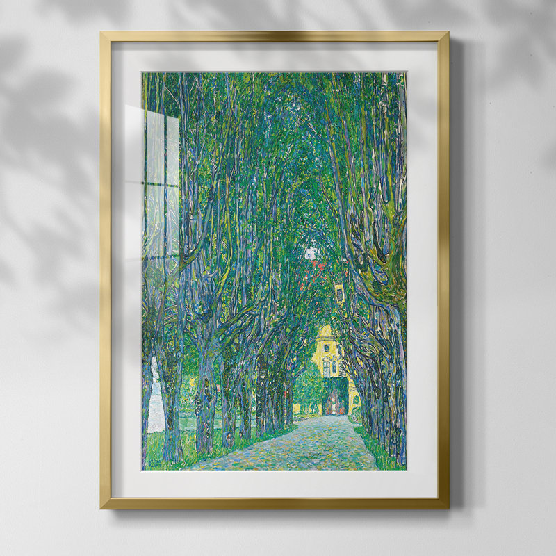 Gustav Klimt VI -Framed Print, Gold