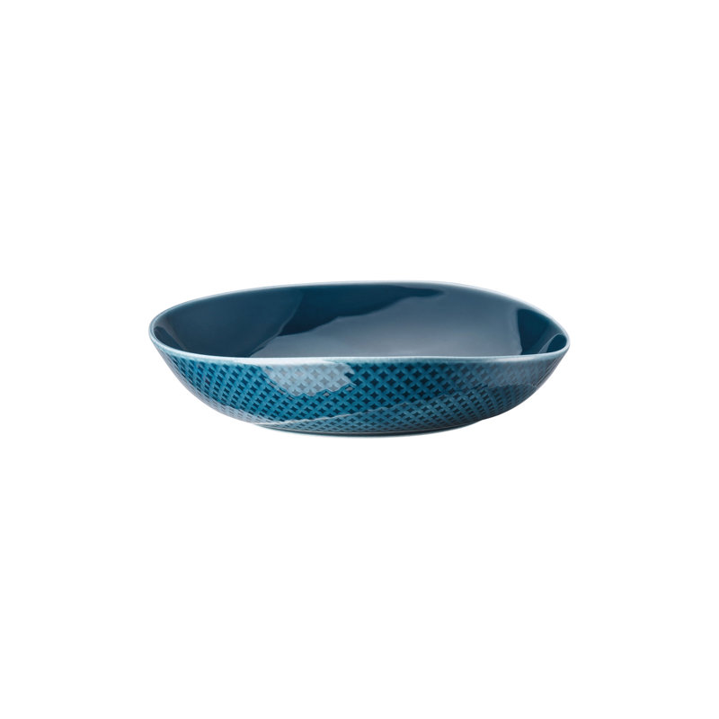 Junto Handmade Porcelain Soup Bowl, Ocean Blue