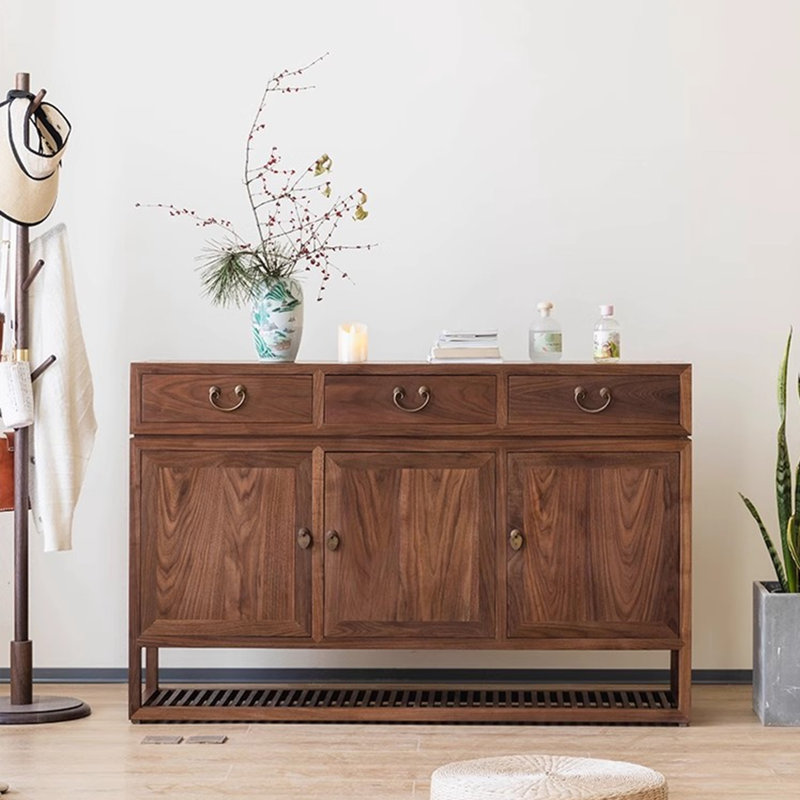Removable Partition Metal Handle Buffet Table