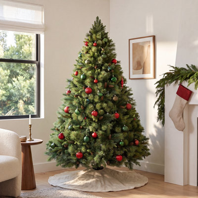 Pre-Lit Spruce Christmas Tree