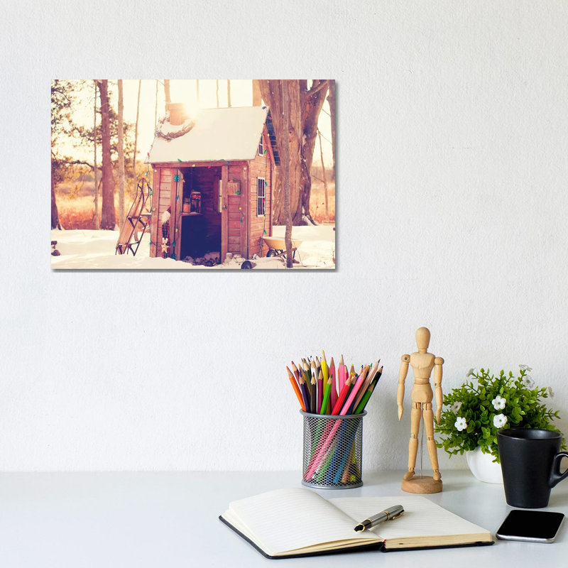 Santa's Workshop by Kelly Poynter - Wrapped Canvas Print, 20.32 cm H x 30.48 cm W