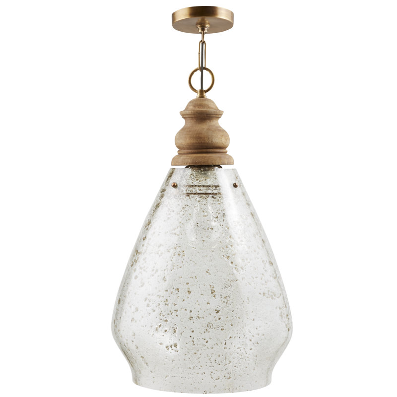 Luminaire suspendu en forme de goutte à 1 lumière Fremon